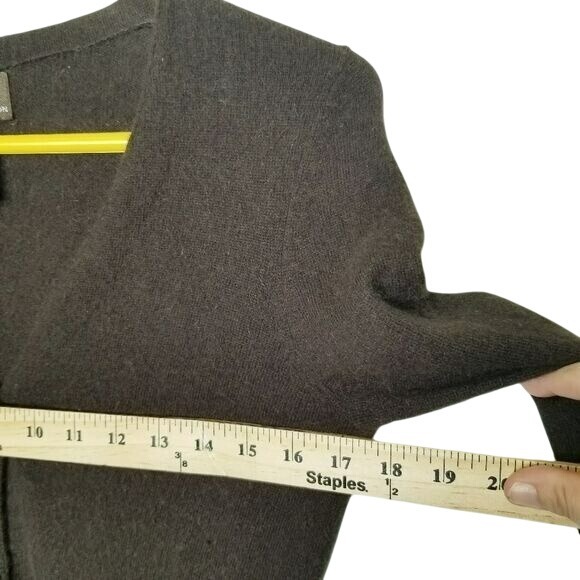 Fenn Wright Manson Angora Blend Cardigan Sweater Brown Knit Small Minimalist - Picture 6 of 8
